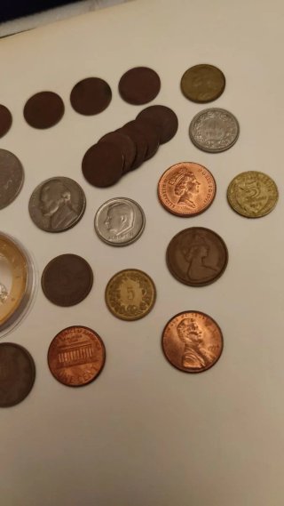Colección de monedas varios paises y años