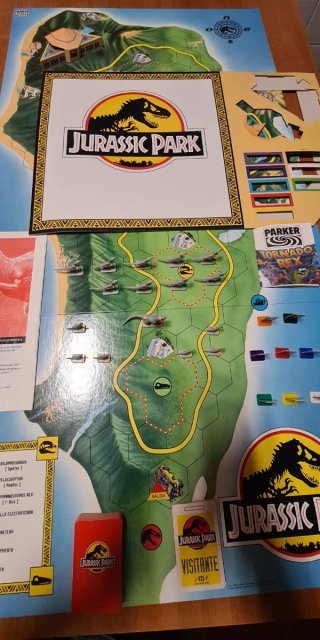 Jurassic Park Juego de Mesa Parker Completo