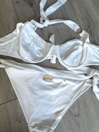 Twin Set Costume da bagno bianco