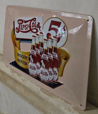 Targa Insegna Pepsi-Cola 5c
