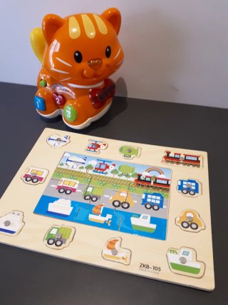 Lote V-tech y puzzle