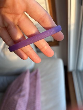 Pulsera Hugo Boss Acero y Silicona Morada