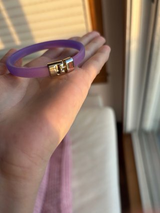 Pulsera Hugo Boss Acero y Silicona Morada