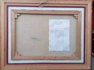 Dipinto Lucia Sarto Le Lavandaie Olio su Tela