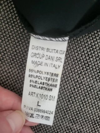 Vestito nero manica lunga