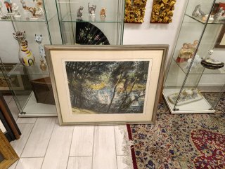 Michele Cascella Litografia Portofino Firmata