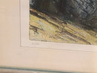 Michele Cascella Litografia Portofino Firmata