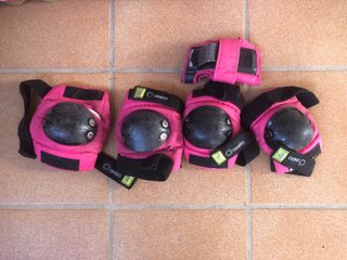 Patines en línea niña Decathlon rosas talla 28-30