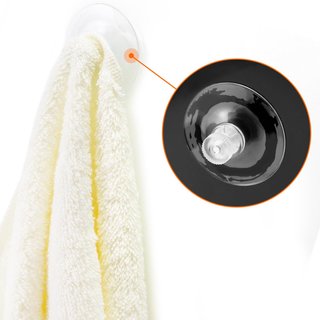 QWORK® 30 piezas de ventosa, ventosas para cristal, Ø 40mm con tuerca moleteada