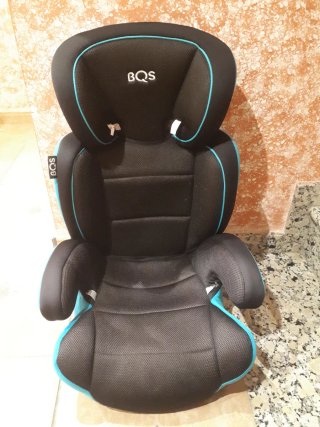 Silla coche infantil azul y negro
