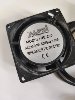 2 Ventole di raffreddamento ALPHI VE/200