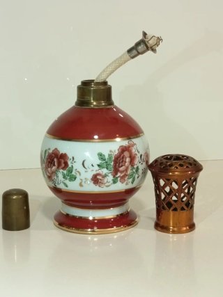 Lámpara Berger porcelana floral