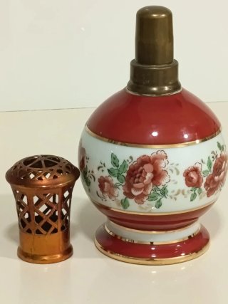 Lámpara Berger porcelana floral
