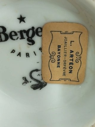 Lámpara Berger porcelana floral