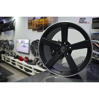 Juego de 4 Llantas 19 Fox MS003 Black Concave BM08