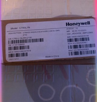 Honeywell CT60L1N Ordenador de Mano