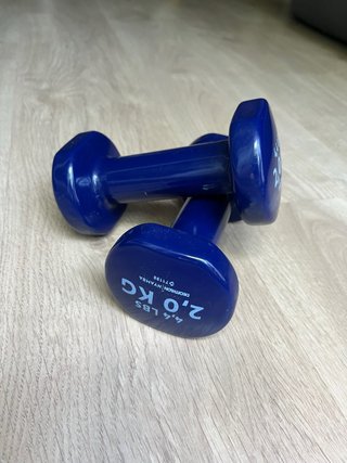Mancuernas 2 kg (4.4 lbs) Decathlon