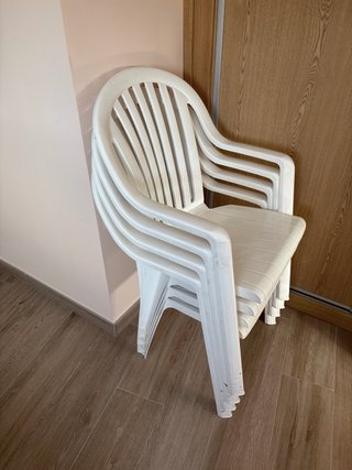 Sillas de plástico apilables para exterior