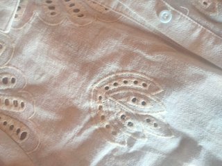 Camisa de hilo blanca