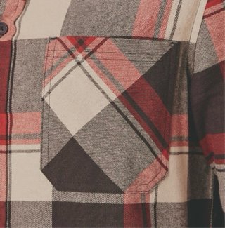 Camisa cuadros Esmara Marrón y Rojo