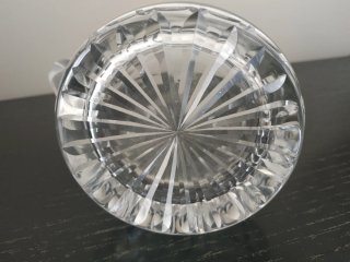 Calice in vetro intagliato