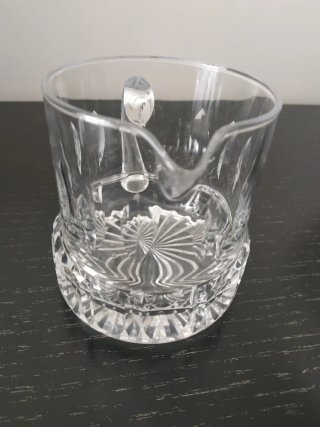 Calice in vetro intagliato