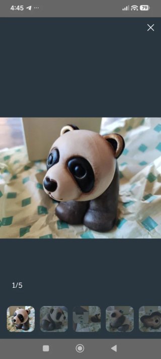 Panda Thun in ceramica