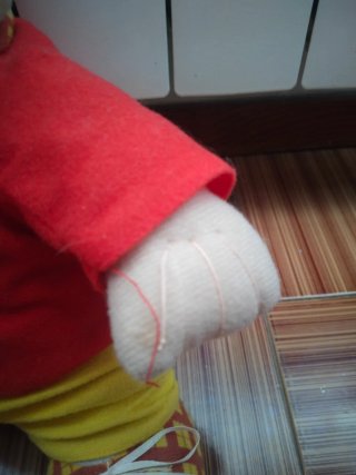 Peluche Magica Roma con cappello e scarpe