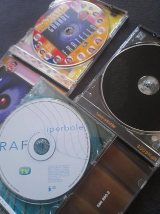 Lotto 3 CD musicali.Raf,Renato,GF 5 mix