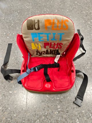 Trona de viaje plegable para bebé