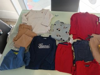 Lotto abbigliamento bimbo 6-9 mesi