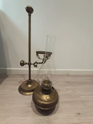 Lampara o quinqué antiguo