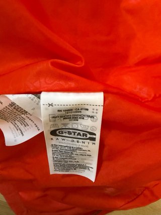 Cazadora G-Star RAW Roja Talla S Nueva