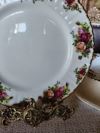 Piatto Royal Albert Old Country Roses