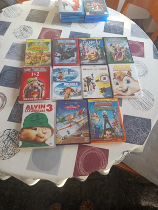 Lote Películas DVD Animadas Infantil Español