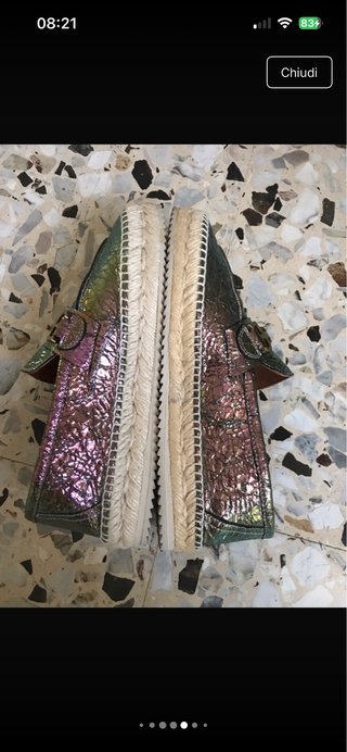 Fabi Espadrillas Donna Verde/Bronzo Tg. 39