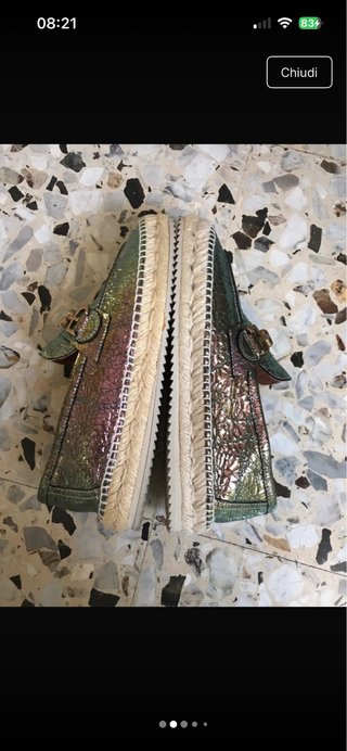 Fabi Espadrillas Donna Verde/Bronzo Tg. 39