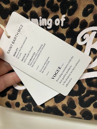 Pochette MC2 Saint Barth Beige/Marrone