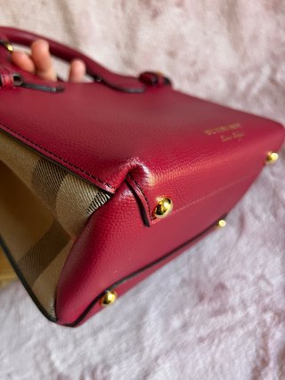 Borsa Burberry The Banner Bordeaux
