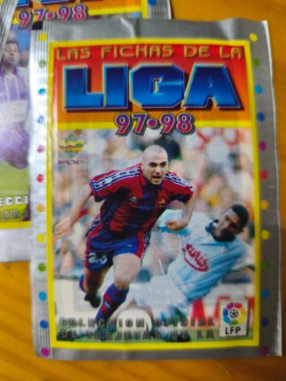 25 Sobres sin abrir MC Liga 1997/1998