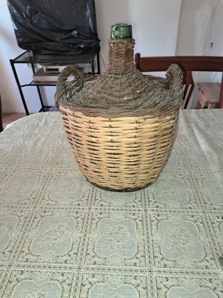 Botellas damajuana de vidrio