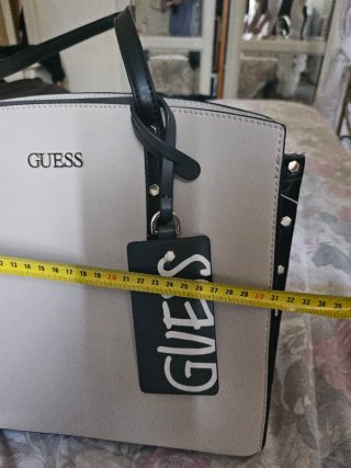 Borsa Guess Beige/Nero