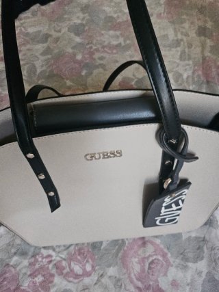 Borsa Guess Beige/Nero