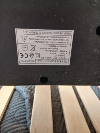 Cama Articulada Metálica y Madera