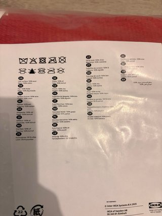 Alfombra IKEA RASTPLATS diseño