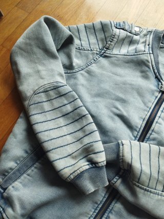 Cazadora bomber vaquera mujer