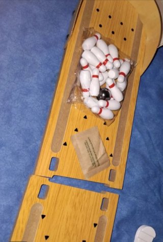 Bowling portatile in legno