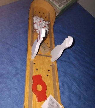 Bowling portatile in legno