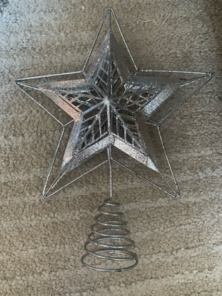 Estrella decorativa para árbol de Navidad