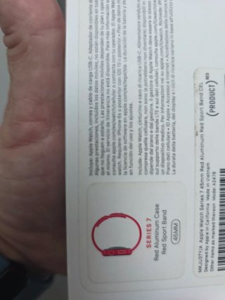 Apple Watch Series 7 Rojo, CELULAR